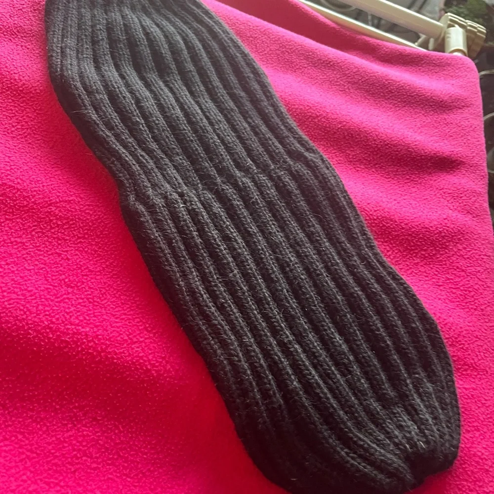 Black Ribbed Men's Sock - Picture 2 of 3